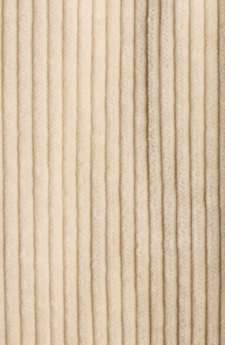 Isabel Marant Nario Cotton Corduroy Button-Up Overshirt, Alternate, color, Ecru