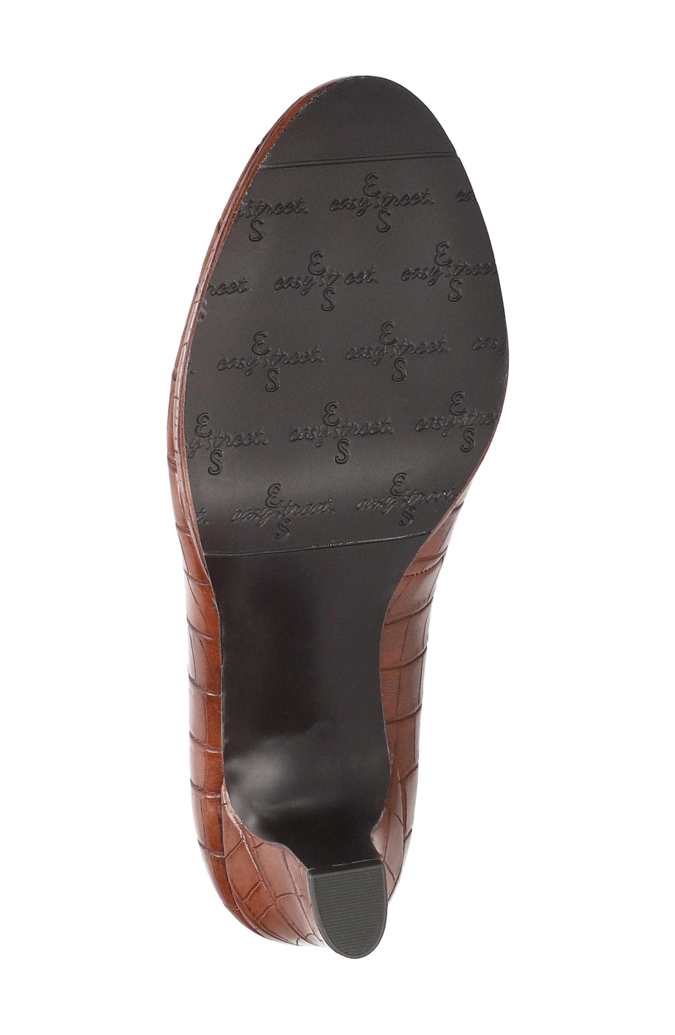 EASY STREET Equinox Pump, Alternate, color, Tan Croco