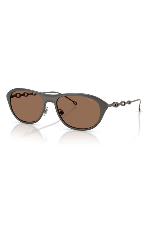 Diesel ® 55mm Pillow Sunglasses In Gray