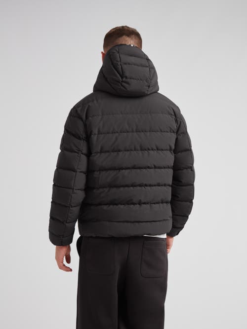 Jack1t R4d Tramline Hooded Puffer Jacket In Black