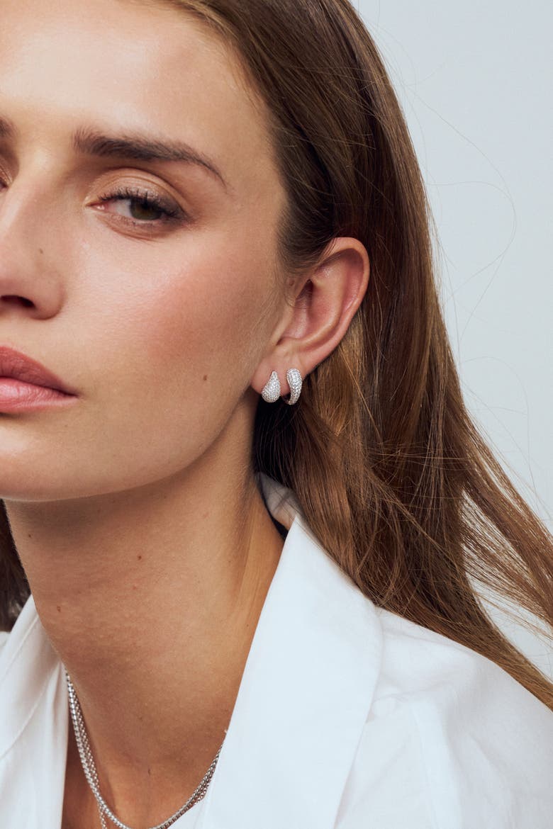 Earrings Goccia Calare Piccolo, Alternate, color, 925 Sterling Silver