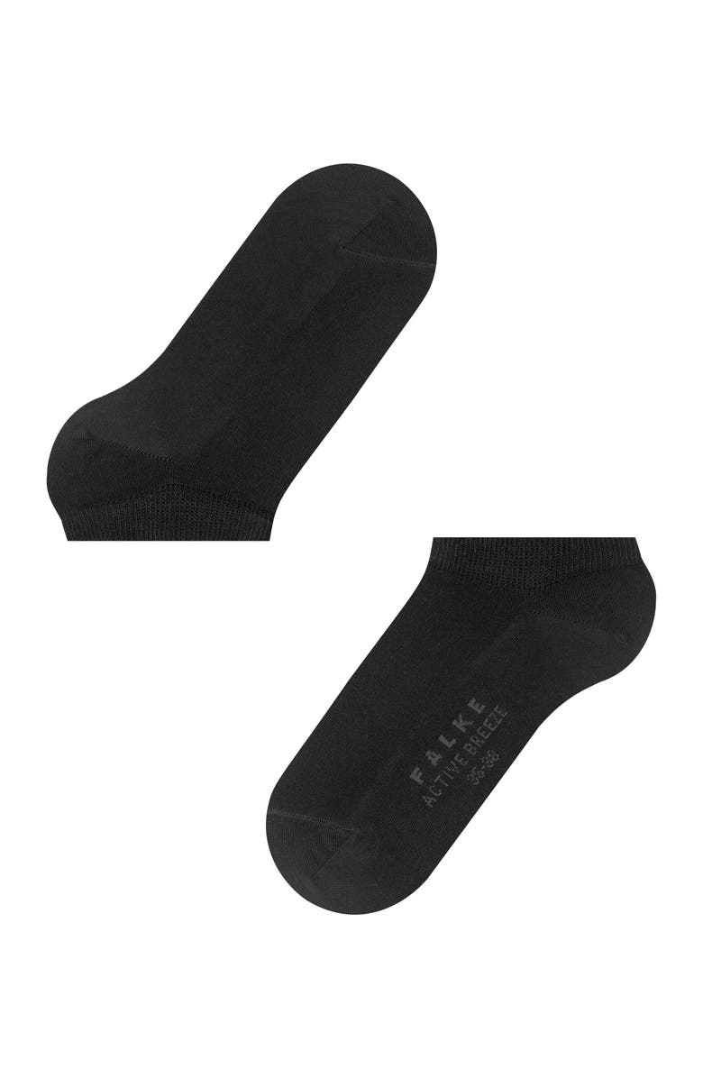 Falke Active Breeze Cooling Sneaker Socks, Alternate, color, Black
