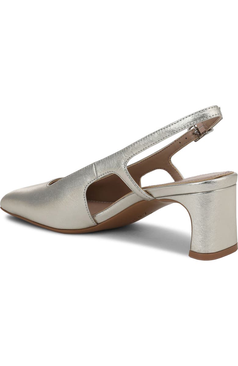 Naturalizer Carmen Slingback Pump, Alternate, color, Silver Sand