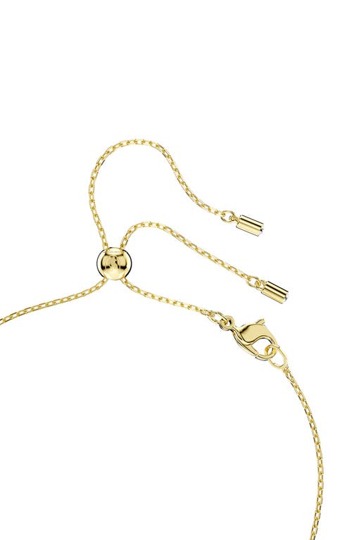 Swarovski Mesmera Gold-tone Plated Pendant Necklace In Gold