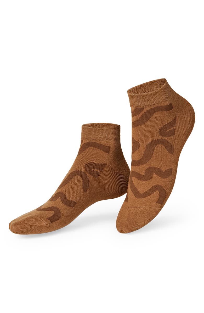 doiy Assorted 2-Pack Chocolate Smoothie 3D Crew & Ankle Socks, Alternate, color, Multicolor