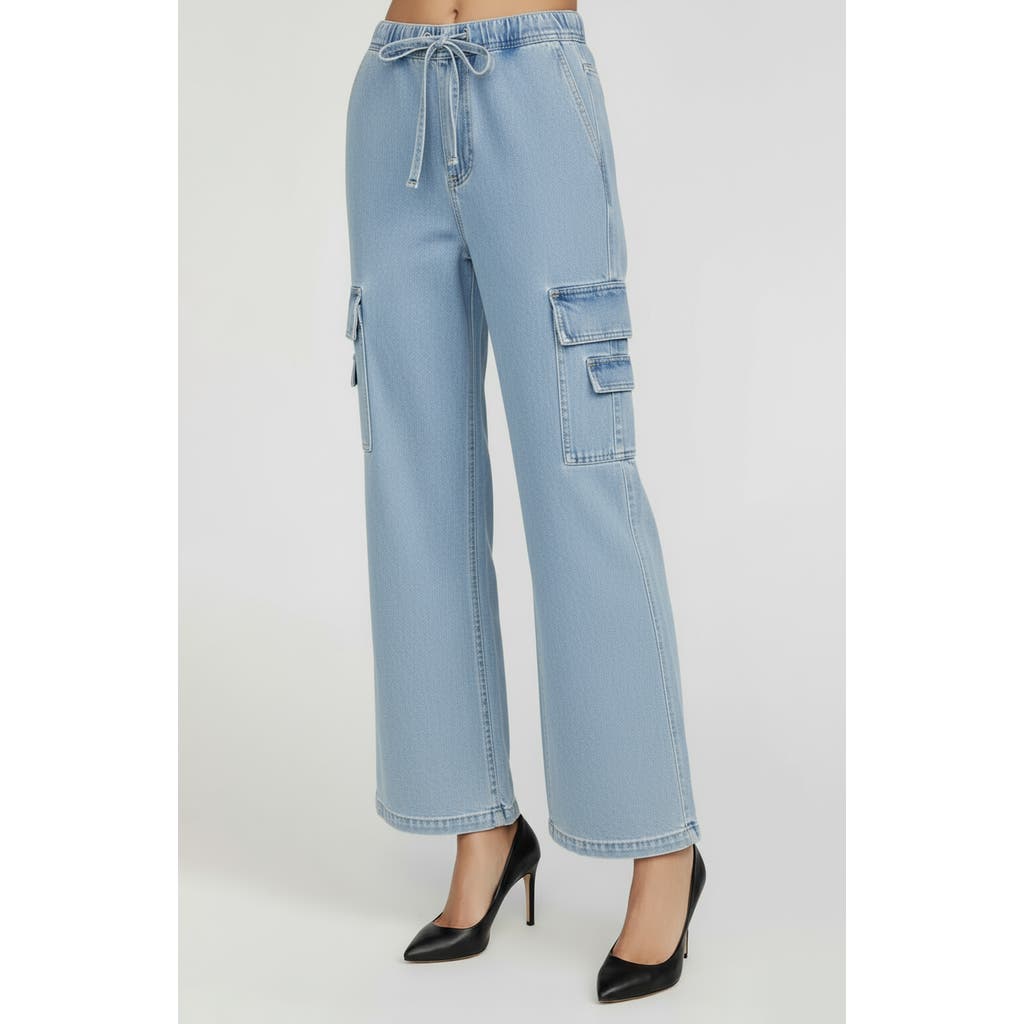 Bebe The Double Cargo Jeans In Blue