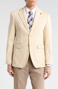 T.R. PREMIUM Slim Fit Cotton Blend Sport Coat