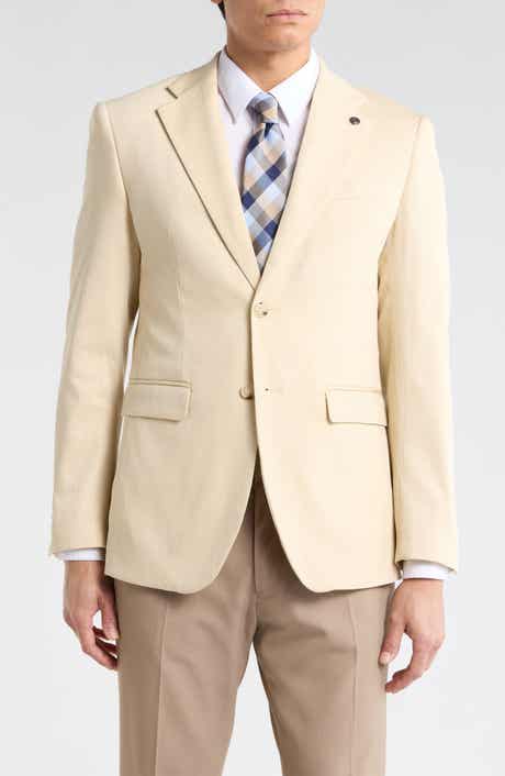 T.R. PREMIUM Slim Fit Cotton Blend Sport Coat