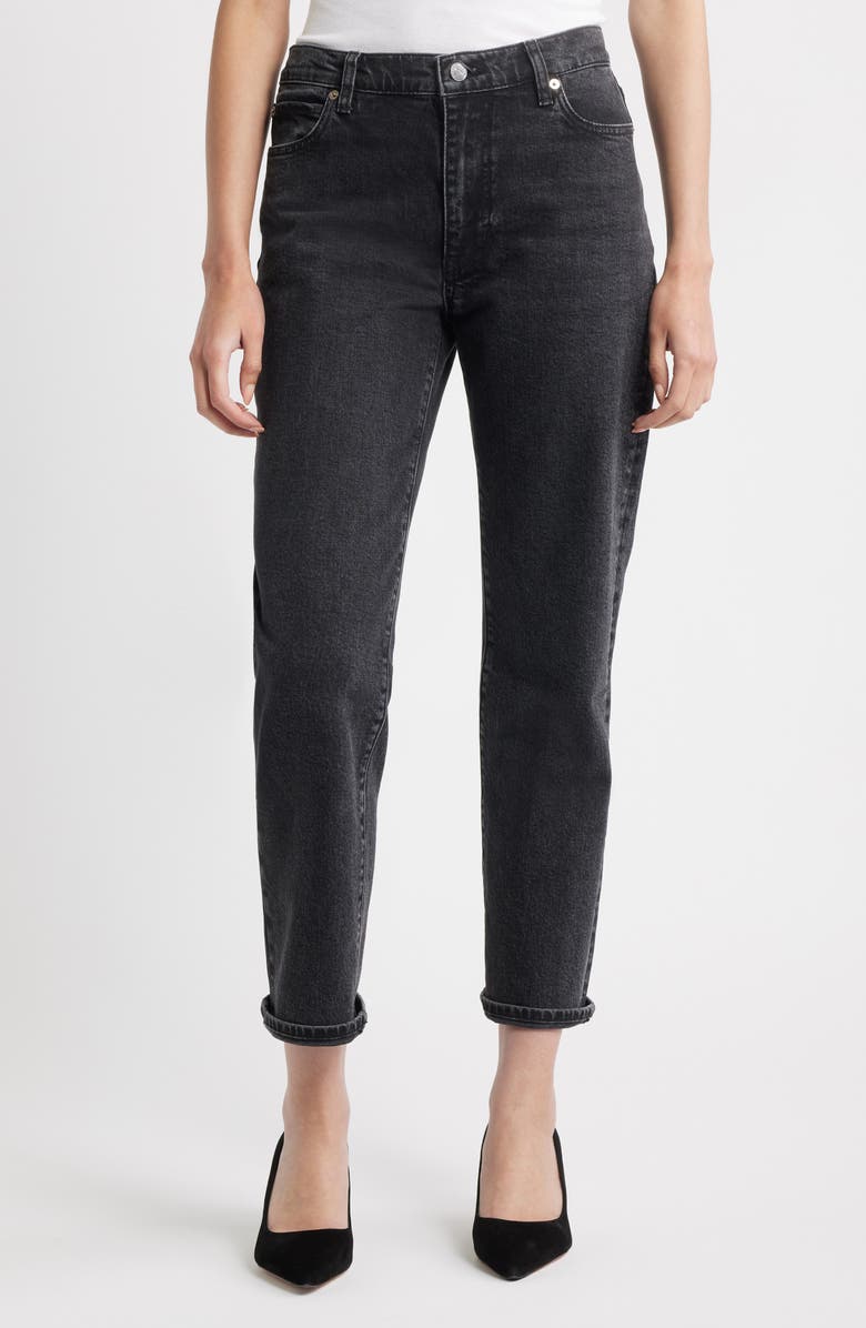FRAME The Borrowed Mid Rise Boyfriend Jeans, Main, color, Deco
