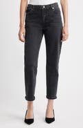 FRAME The Borrowed Mid Rise Boyfriend Jeans