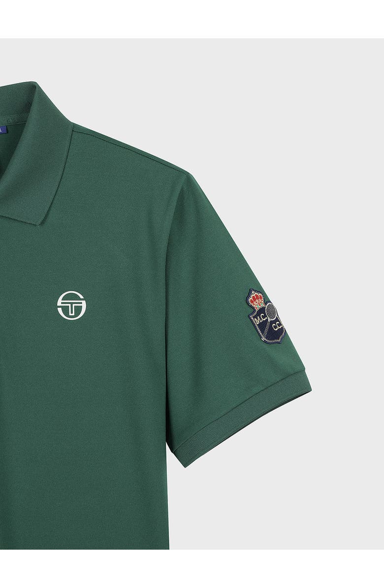 Sergio Tacchini MC Doubles MCH Polo, Alternate, color, Dark Green