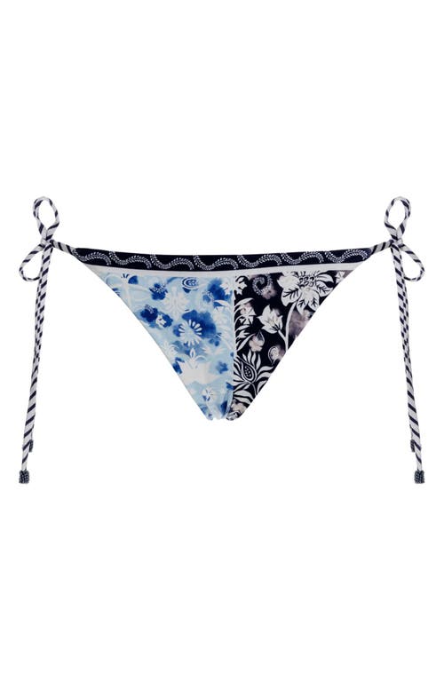 Agua Bendita Alegria Side Tie Bikini Bottoms In Multi