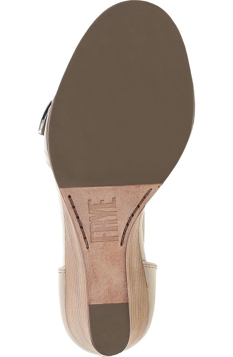Frye Rachel Ankle Strap Wedge Sandal, Alternate, color, Ivory