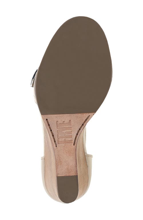 Frye Rachel Ankle Strap Wedge Sandal In Ivory