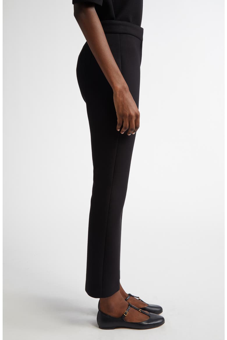 Estri Stretch Jersey Ankle Pants, Alternate, color, BLACK
