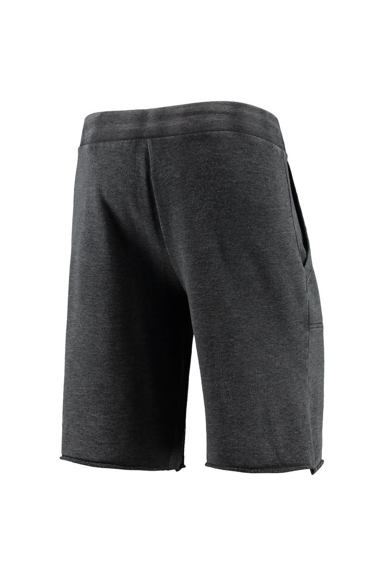 Men's Heathered Black Alternative Apparel Arkansas Razorbacks Victory Lounge Shorts, Alternate, color, Heather Black