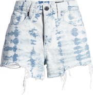 BLANKNYC The Barrow Tie Dye Denim Shorts