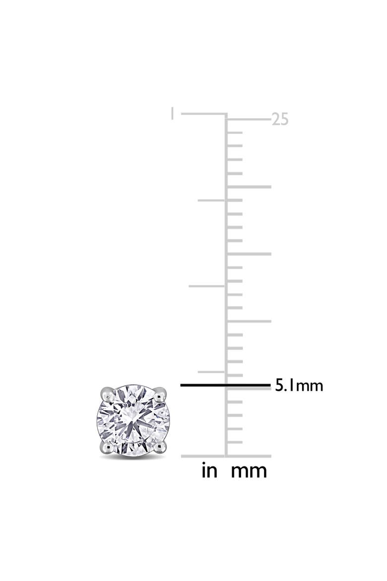 1 CTW Lab-Grown Diamond Stud Earrings, Alternate, color, Sterling Silver