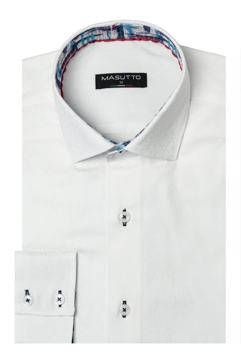 Harbor Jacquard Button-Up Shirt
