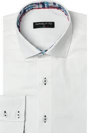 MASUTTO Harbor Jacquard Button-Up Shirt