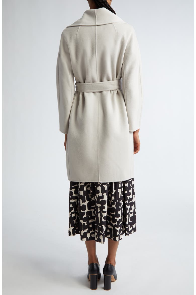 Messi Virgin Wool Belted Coat, Alternate, color, MEDIUM GREY
