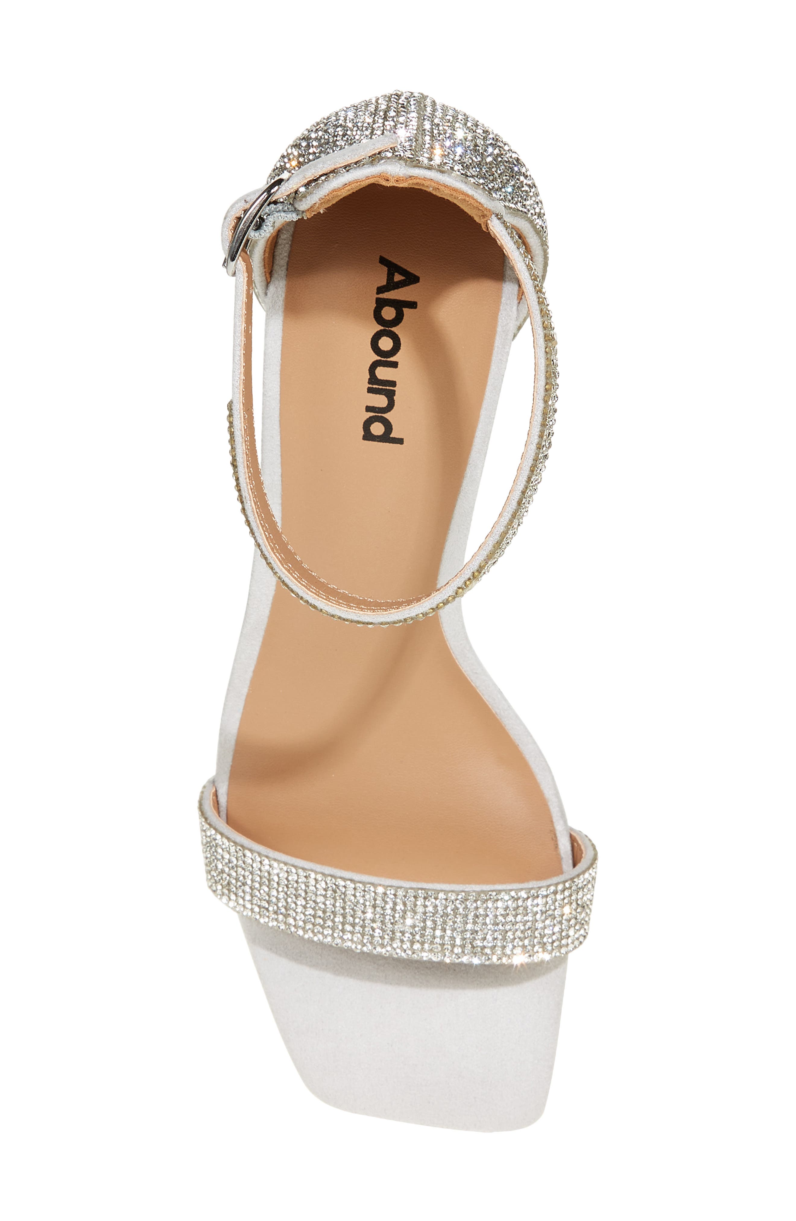 Abound Finn Rhinestone Sandal, Alternate, color, Silver Stone