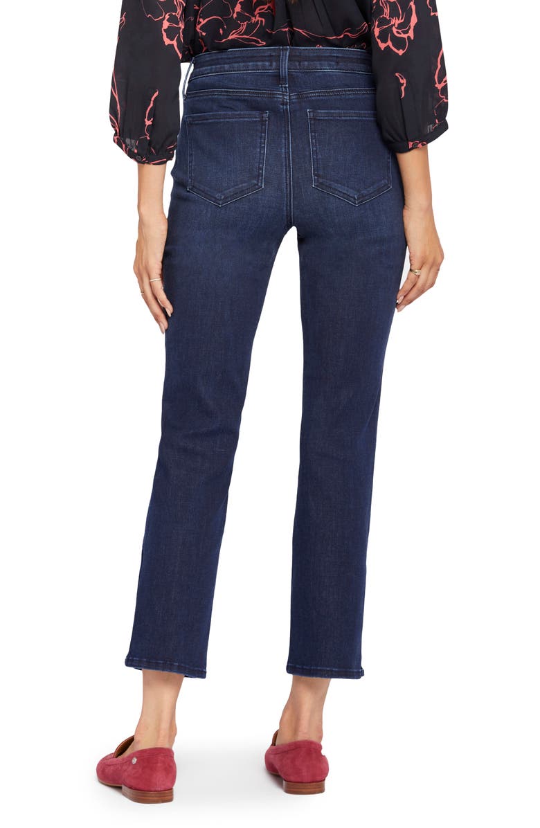 NYDJ Sheri Button Hem Ankle Slim Jeans, Alternate, color, 