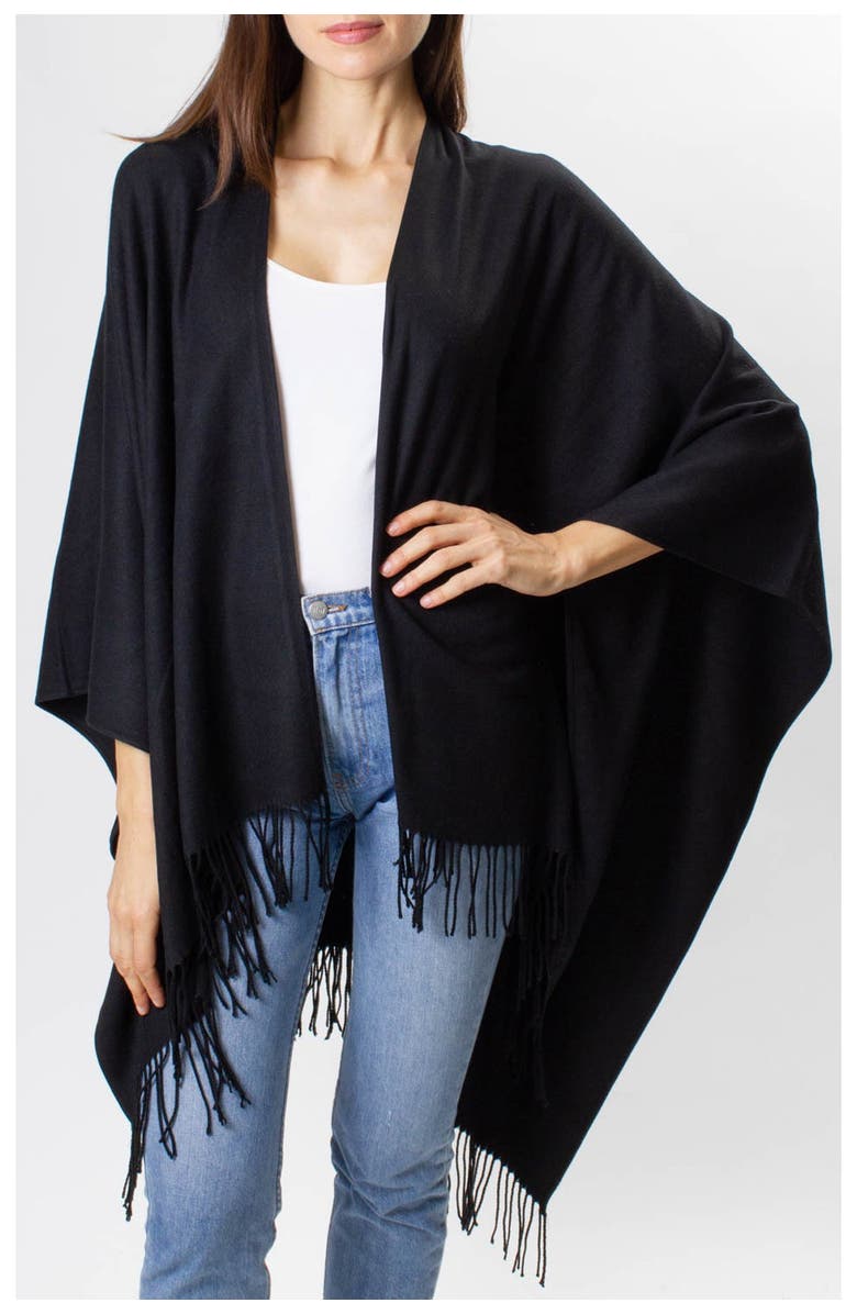 JUST JAMIE Solid So Soft Ruana, Main, color,