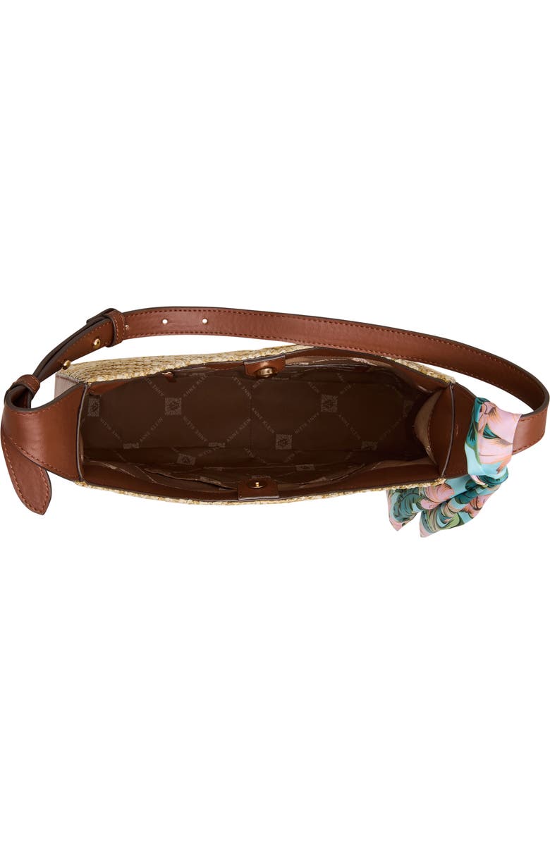 Anne Klein Woven Hobo Shoulder Bag, Alternate, color, Hazelnut