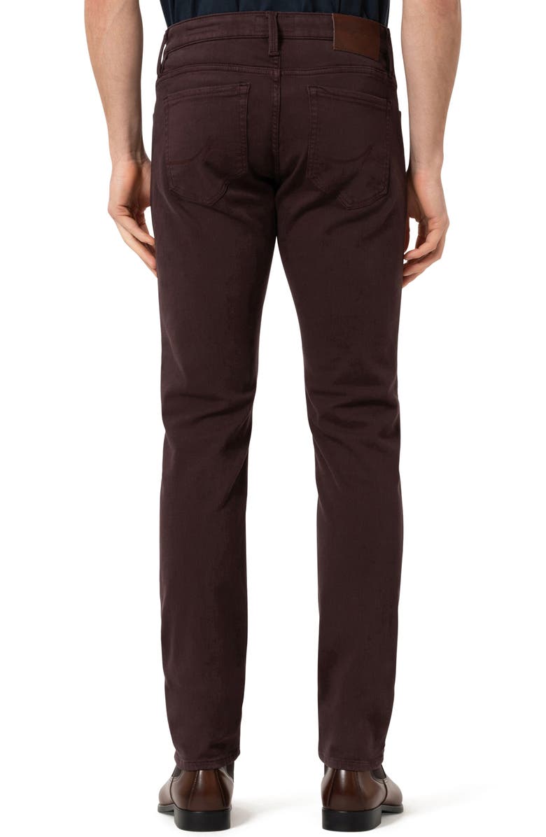34 Heritage Charisma Relaxed Straight Leg Twill Pants, Alternate, color, Burgundy Diagonal