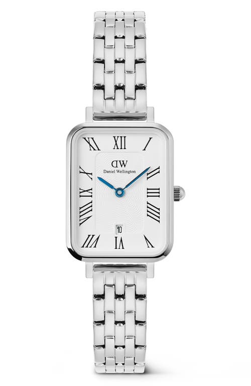 Daniel Wellington Quadro Bracelet Watch, 20mm X 26mm In Metallic