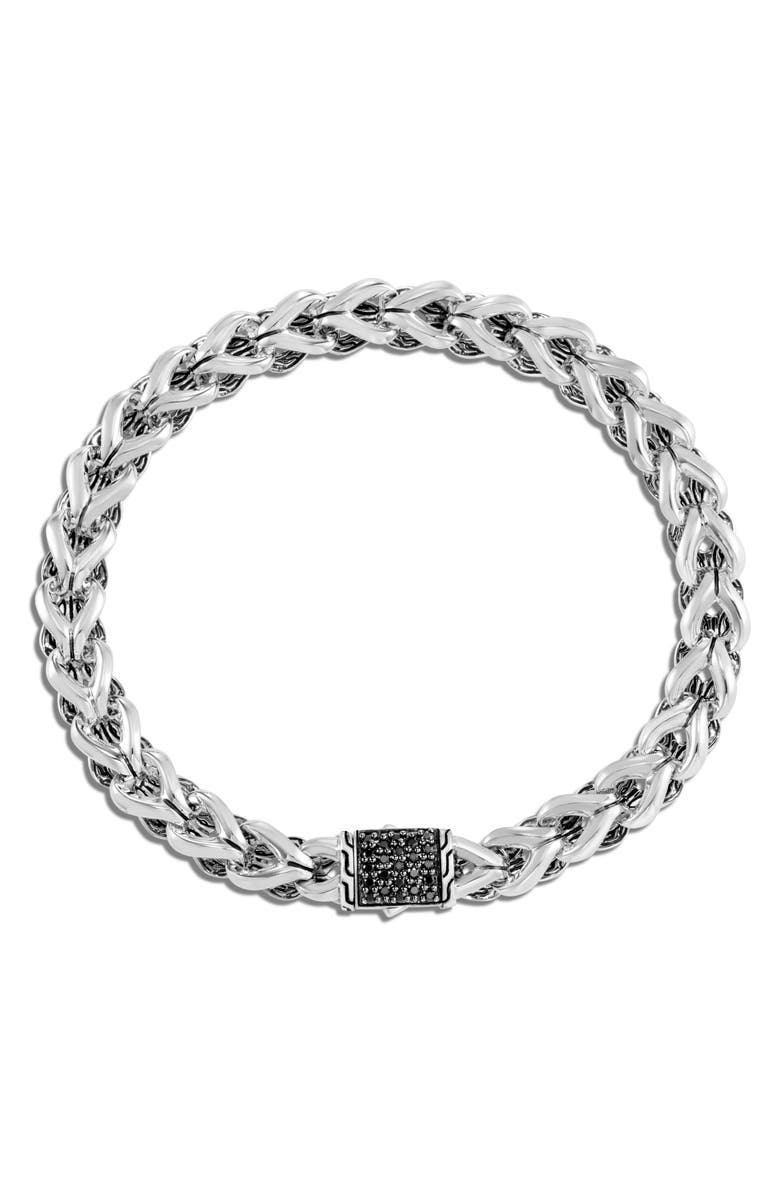 John Hardy Asli Classic Chain Black Sapphire Bracelet, Main, color,