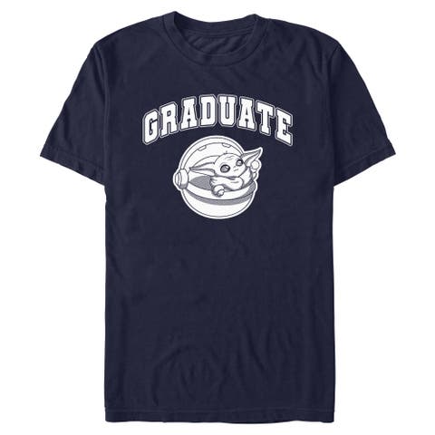 Men's Star Wars The Mandalorian Hover Pam Graduate  Graphic T-Shirt