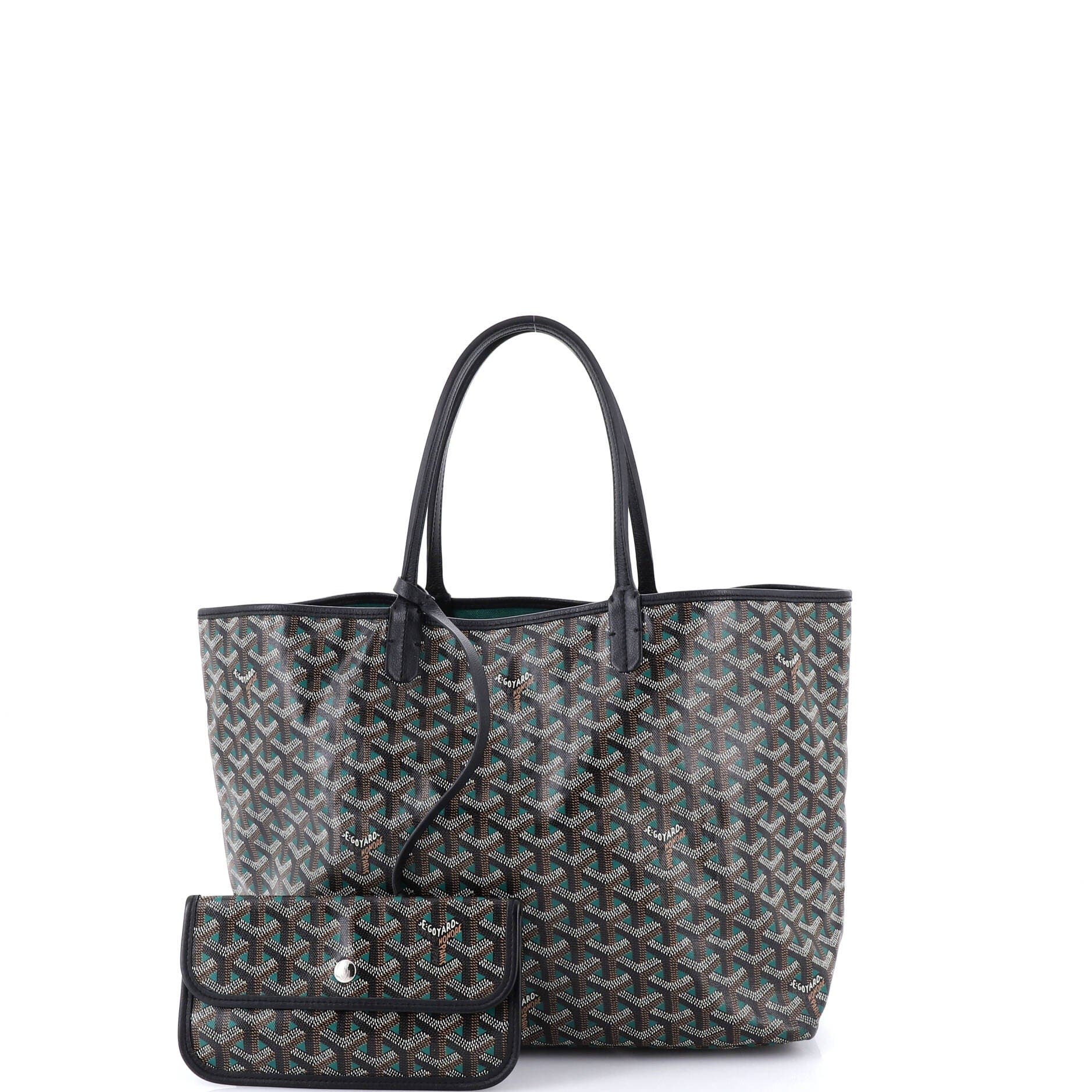 Pre-Owned Goyard Saint Louis Tote Claire Voie Coated Canvas PM, Alternate, color, 