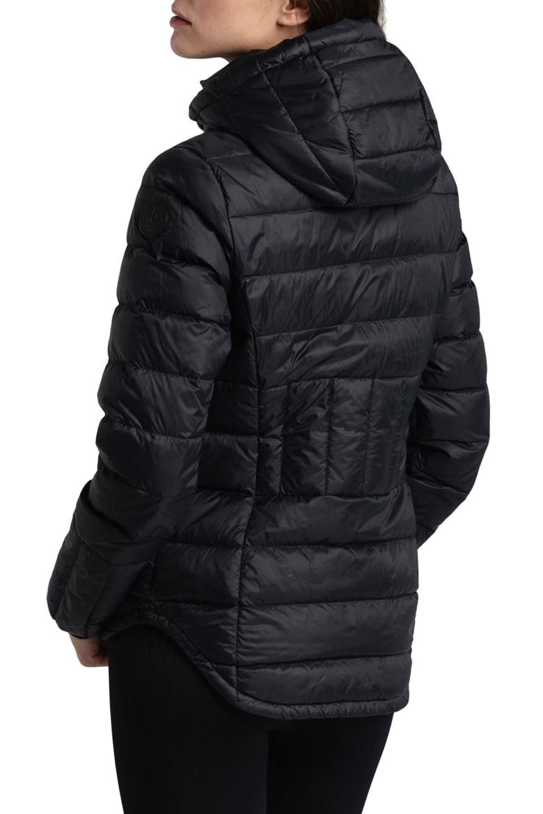 Emeline Water Repellent 550 Fill Power Down Puffer Jacket, Alternate, color, BLACK BEAUTY
