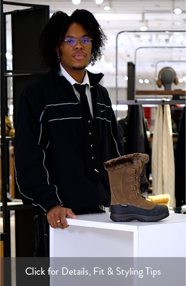 Chloe Waterproof Winter Boot with Faux Fur Trim, sales video thumbnail