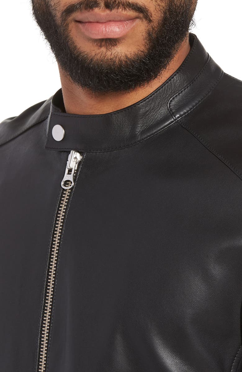 Calibrate Leather Moto Jacket, Alternate, color, 