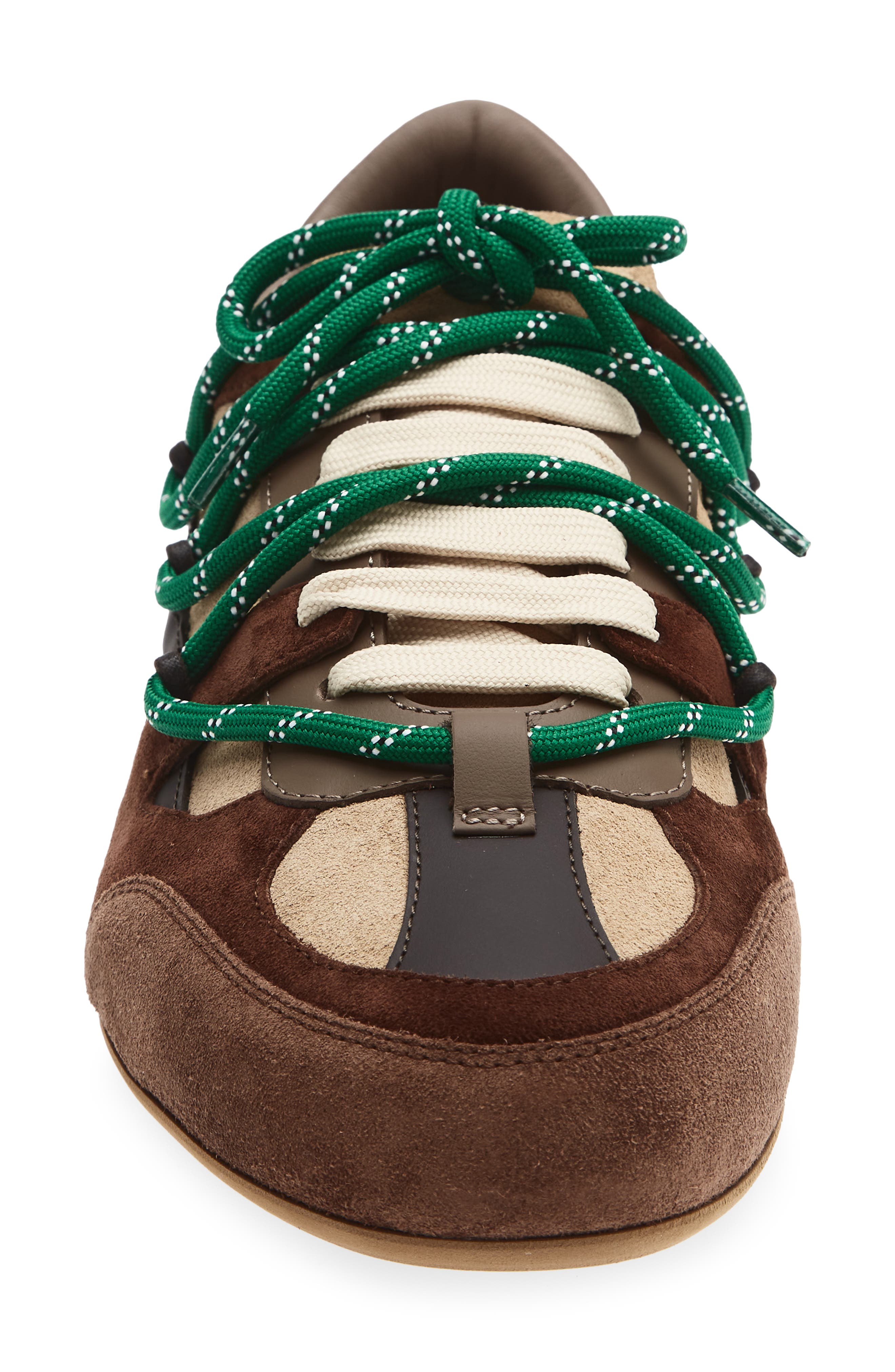 Ginnica Low Top Leather Sneaker, Alternate, color, CAPPUCCINO