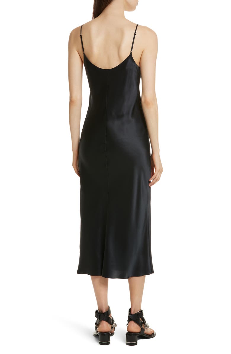 alexanderwang.t T by Alexander Wang Silk Charmeuse Slipdress, Alternate, color, 
