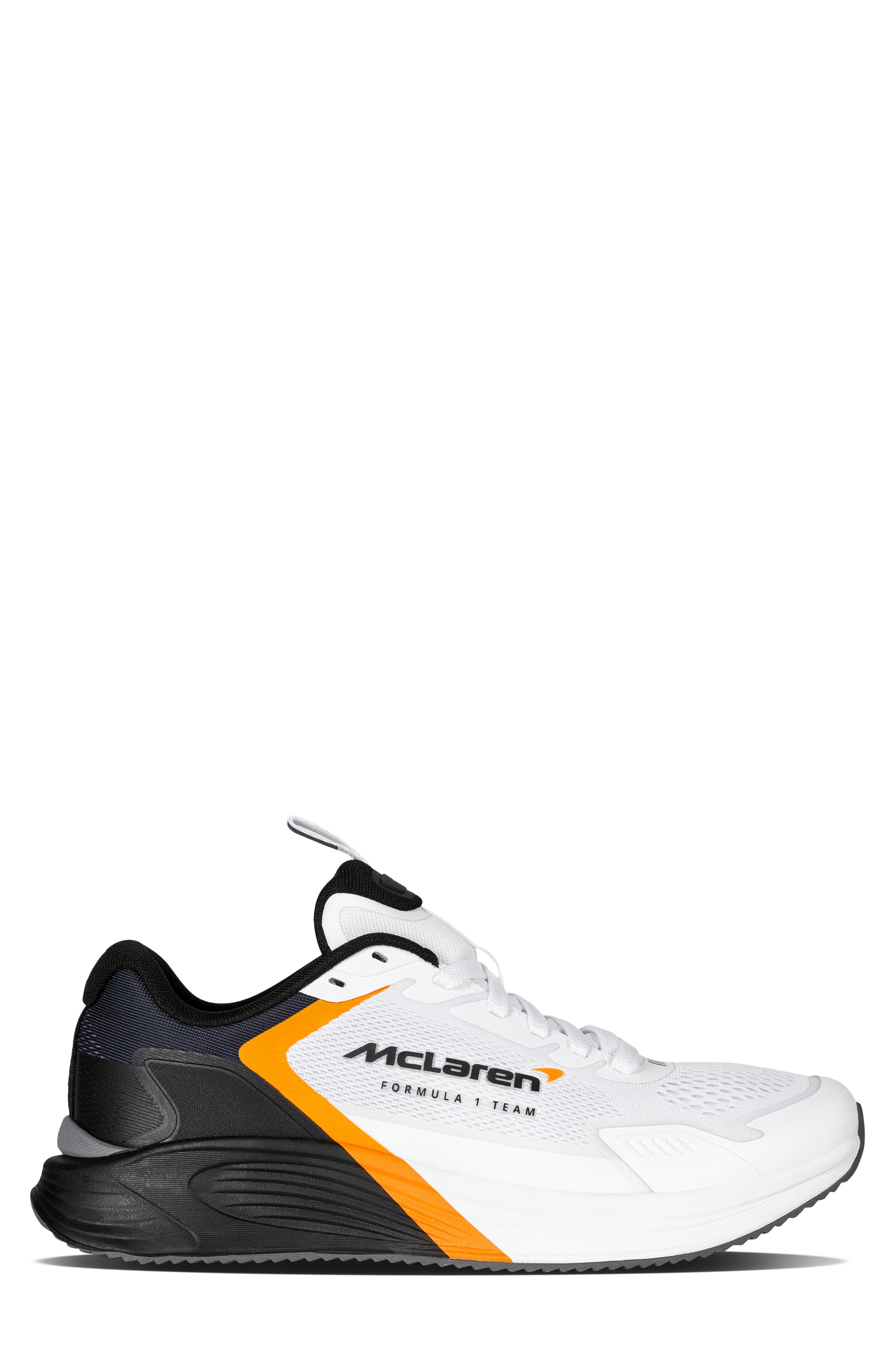 K-Swiss x McLaren Aero Active Sneaker, Alternate, color, White/ Black/ Papaya