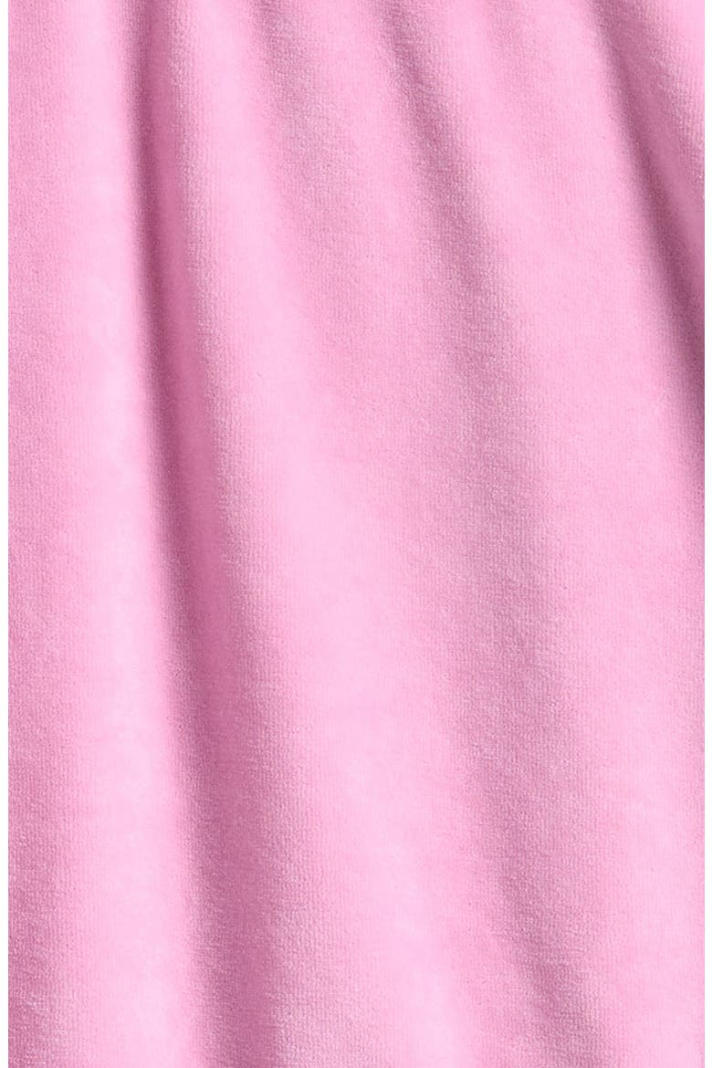 Tag Velvet Sweatshirt, Alternate, color, PINK