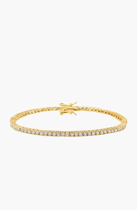 Mini Cubic Zirconia Tennis Bracelet