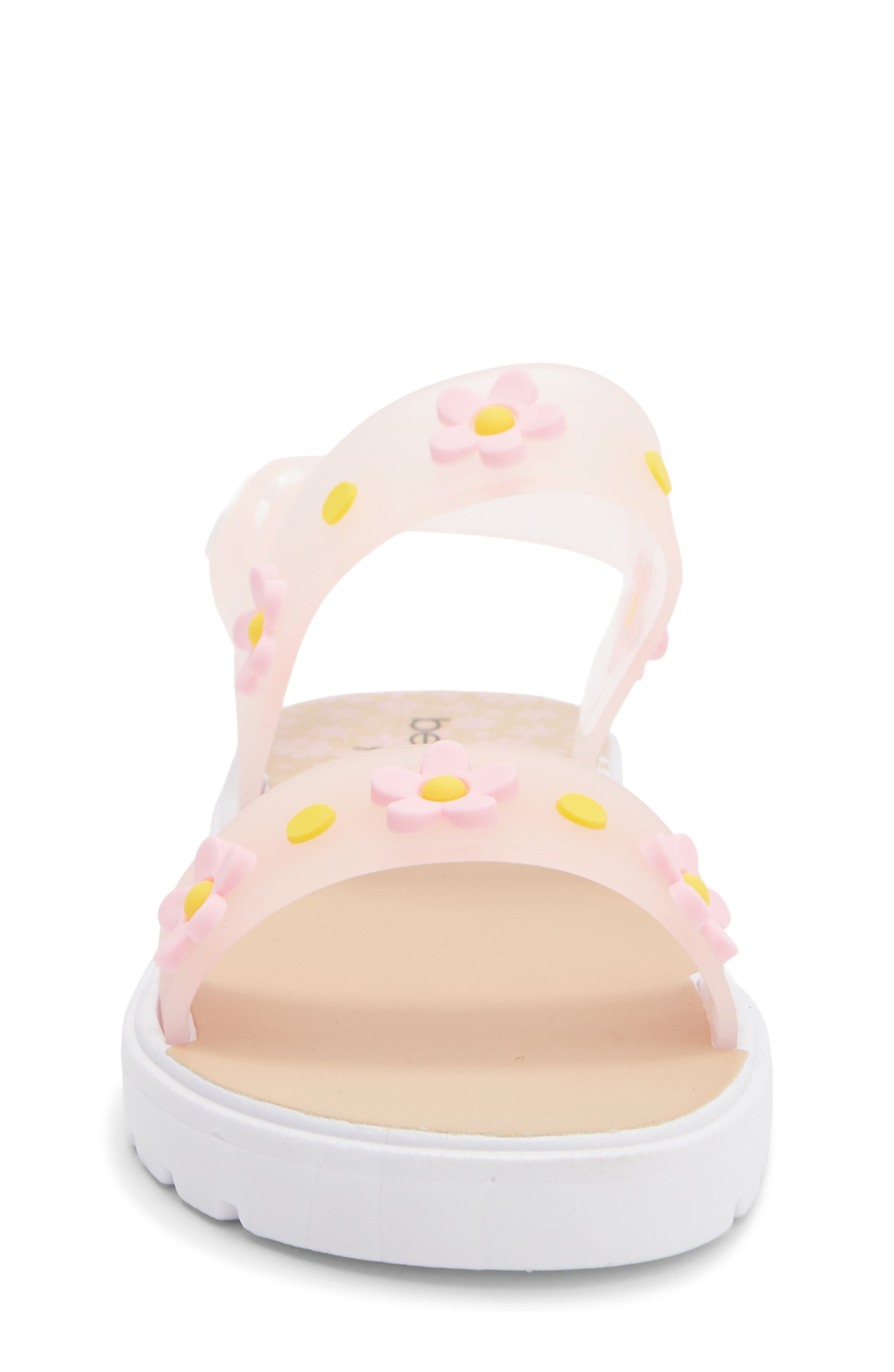 bebe Kids' Flower Sandal, Alternate, color, Blush