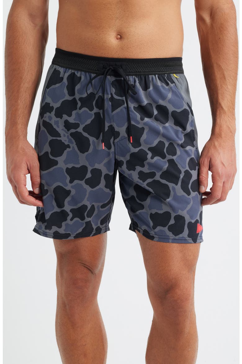 Airtex 2-in-1 Utility Shorts, Main, color, BLACK CAMO