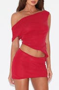 Tiger Mist Cobi Asymmetric One-Shoulder Tank