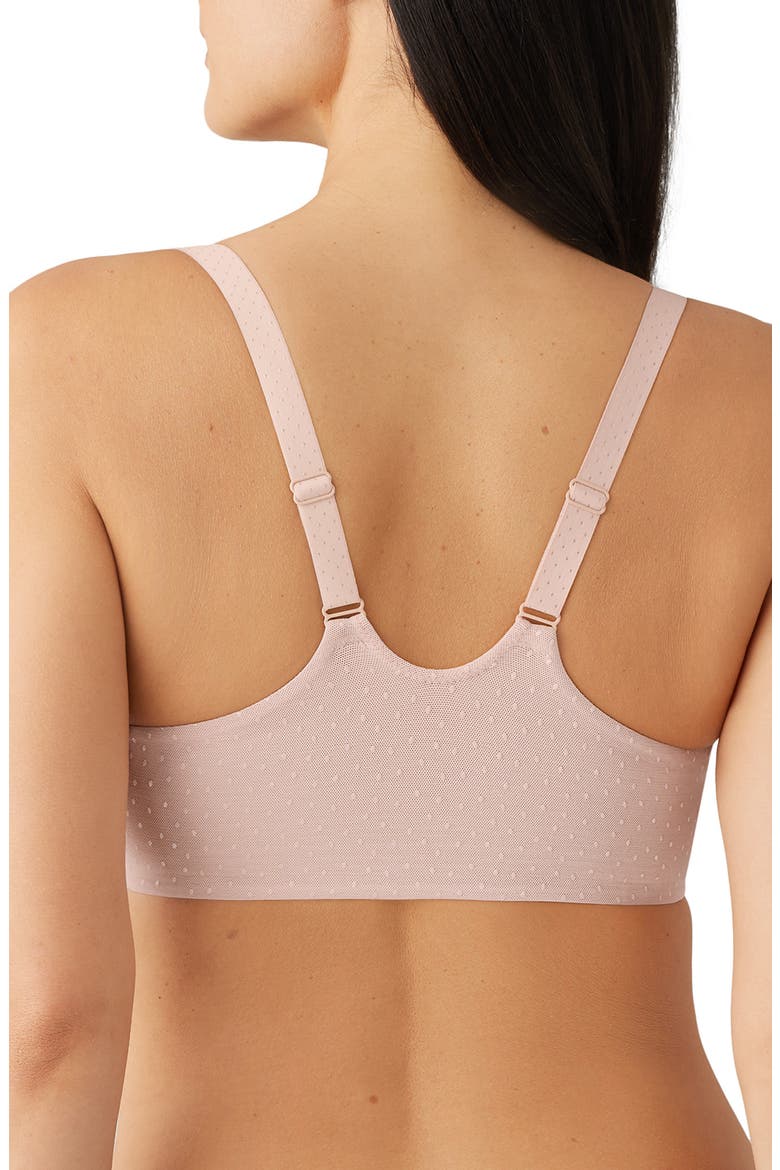 Back Appeal™ Underwire Front Close T-Shirt Racerback Bra, Alternate, color, ROSE DUST