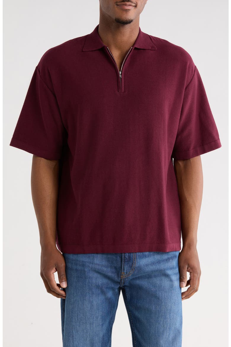 Paterno Classic Polo, Main, color, MAROON