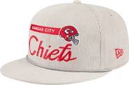New Era Men's New Era Gray Kansas City Chiefs Cord Rope Corduroy 9FIFTY Snapback Hat