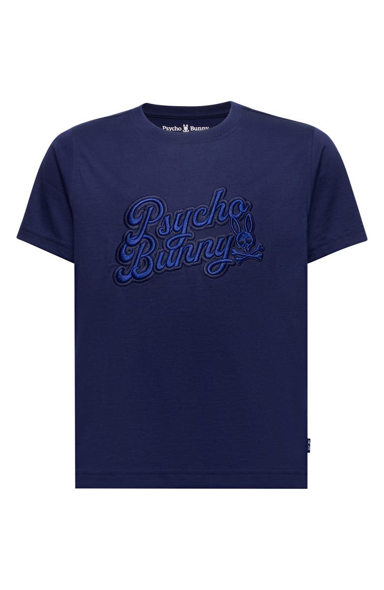 Psycho Bunny Kids' Elias Embroidered T-Shirt, Main, color, 