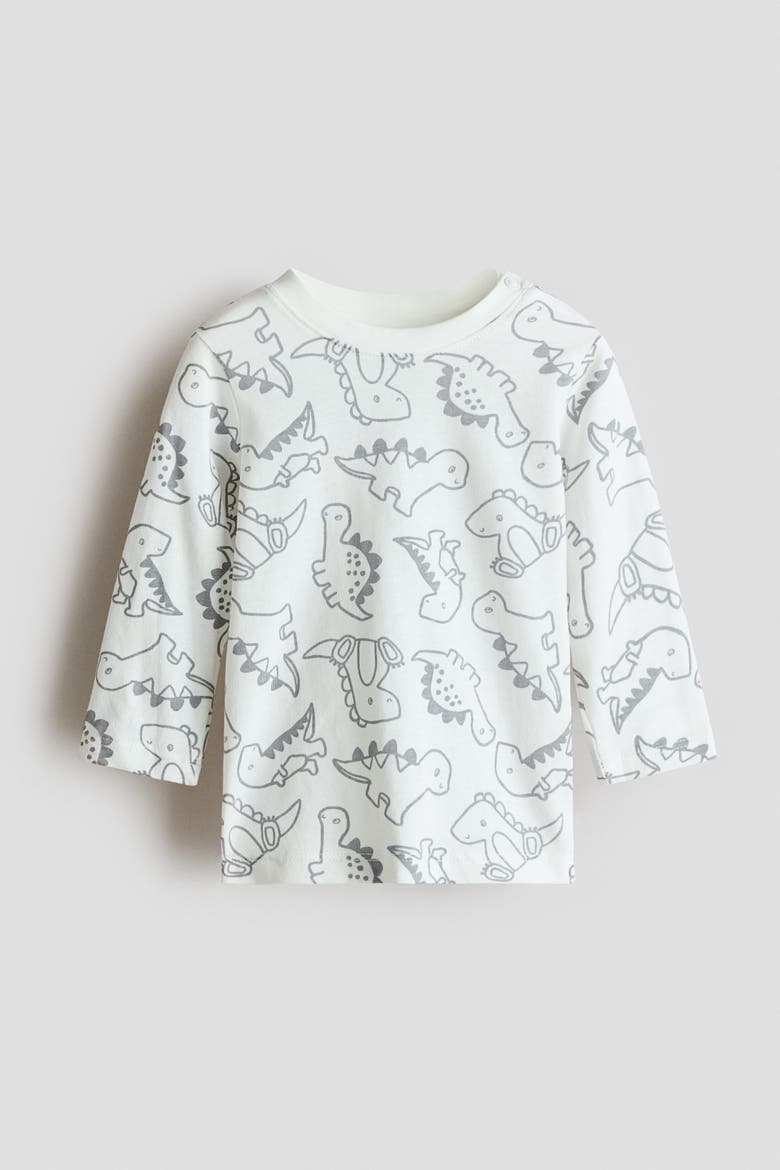2-Piece Overall And Shirt Set, Alternate, color, Dark gray/dinosaurs